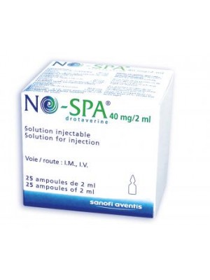 NO SPA 40 mg. 2 ml. 25 ampules